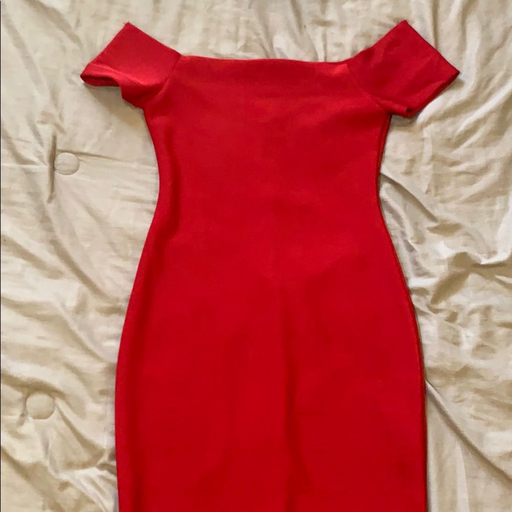 Forever 22 off shoulder mini dress